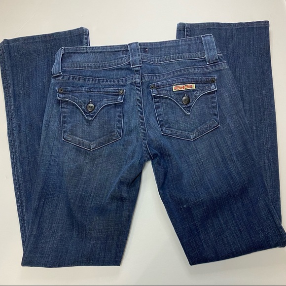 Hudson Boot Cut Jeans with Triangle Flap Back Pocket - Picture 3 of 6